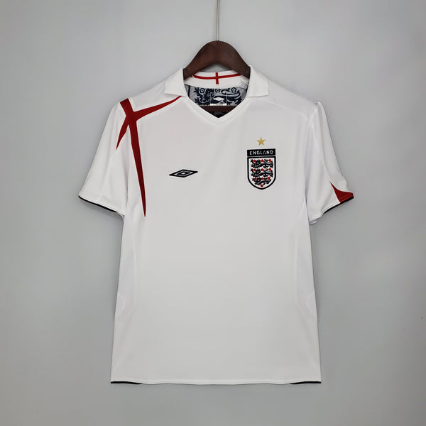 Camiseta Inglaterra Local 2006 Retro frontal