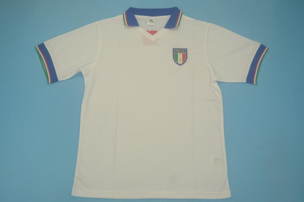 Camiseta Italia Visitante 1982 Retro frontal