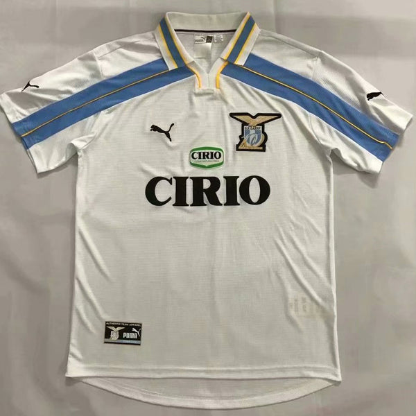 Camiseta Lazio Visitante 99-00 Retro frontal