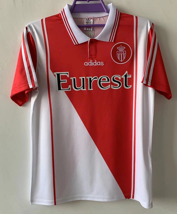 Camiseta AS Monaco Local 97-98 Retro frontal