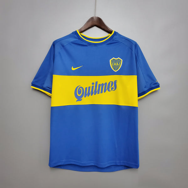 Camiseta Boca Juniors Local 99-00 Retro frontal