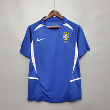 Camiseta Brasil Visitante 2002 Retro frontal