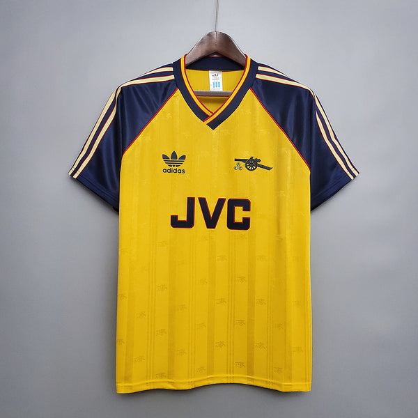 Camiseta Arsenal Visitante 88-90 Retro frontal