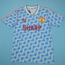 Camiseta Manchester United Visitante 90-92 Retro frontal