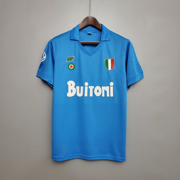 Camiseta Napoli Local 87-88 frontal