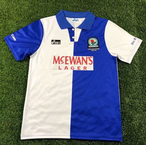 Camiseta Blackburn Rovers Local 94-95 frontal