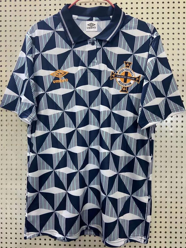 Camiseta Irlanda del Norte Visitante 90-92 frontal