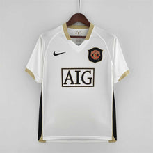 Camiseta Manchester United Visitante 07-08 Blanca frontal