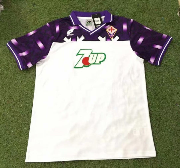 Camiseta Fiorentina Visitante 92-93 Vintage frontal