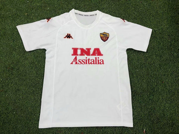 Camiseta AS Roma Visitante 00-01 frontal