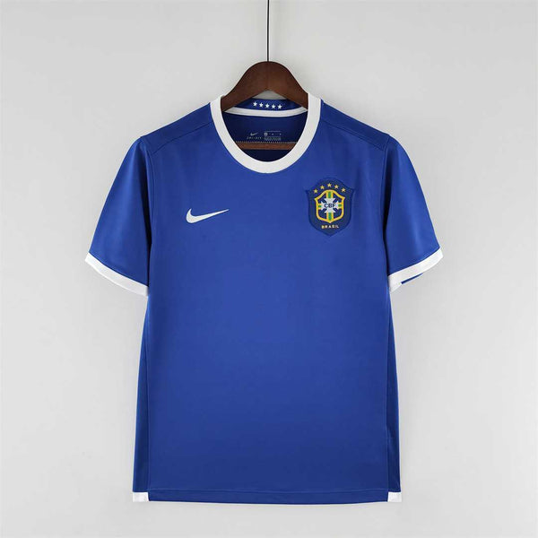 Camiseta Brasil Visitante 2006 Retro frontal