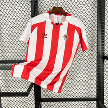 Camiseta Sporting de Gijon Local 80-81 Retro frontal
