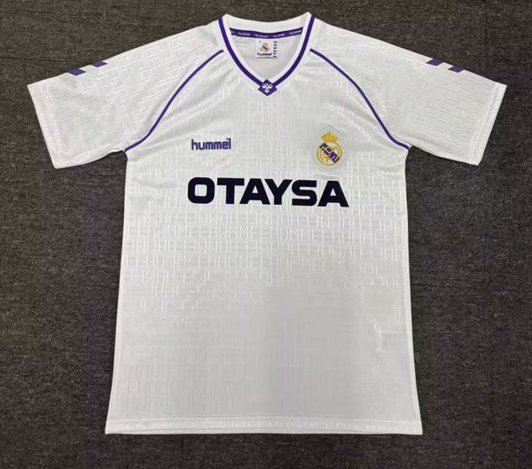 Camiseta Real Madrid Local 90-91 Retro frontal