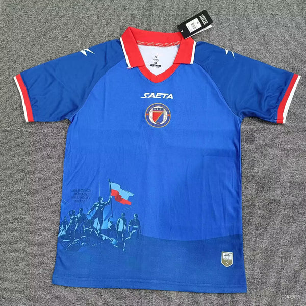 Camiseta Haití Local Mundial 2026 frontal
