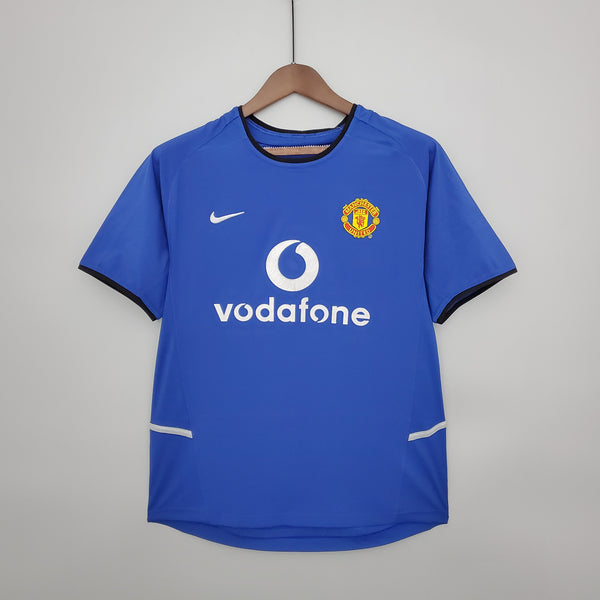 Camiseta Manchester United Tercera Equipacion 02-03 frontal