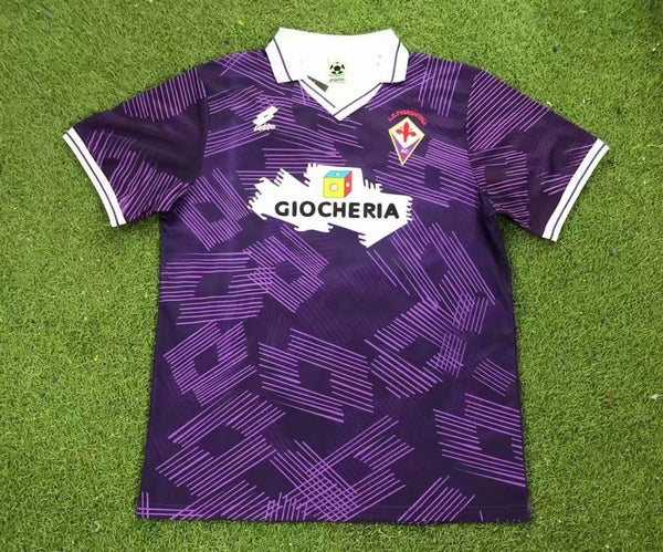 Camiseta Fiorentina Local 91-92 frontal
