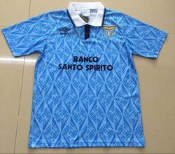 Camiseta Lazio Local 91-92 frontal