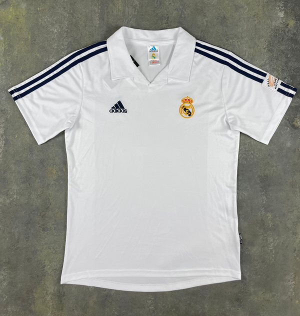 Camiseta Real Madrid Local 01-02 frontal