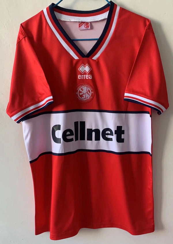 Camiseta Middlesbrough FC Local 97-98 Retro frontal