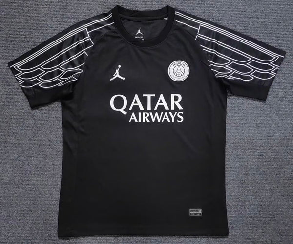 Camiseta PSG Especial negra y blanca 24-25 frontal