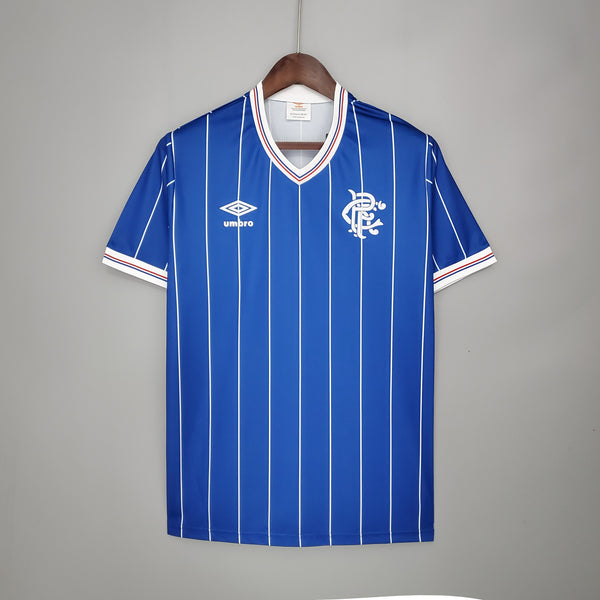Camiseta Rangers FC Local 82-84 frontal