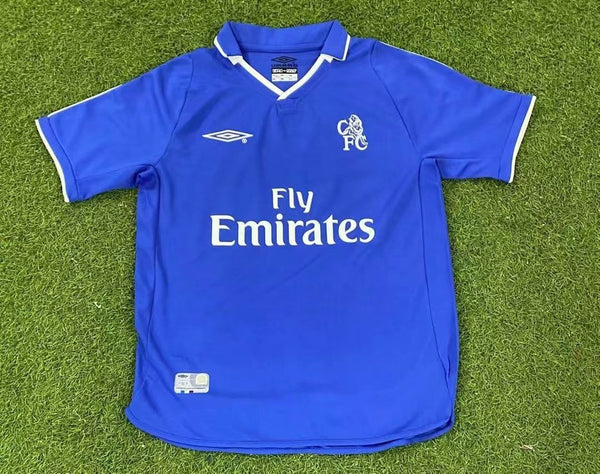 Camiseta Chelsea Local 01-03 Retro frontal