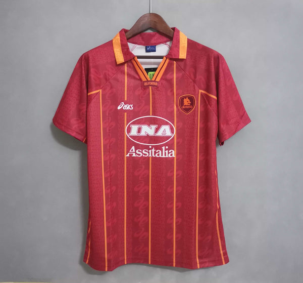 Camiseta AS Roma Local 96-97 Retro frontal