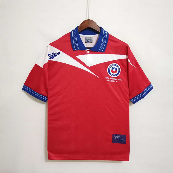 Camiseta Chile Local 1998 Retro frontal