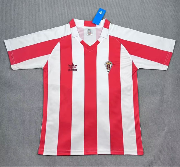 Camiseta Sporting de Gijon Local 86-88 frontal