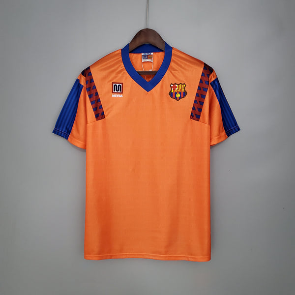Camiseta FC Barcelona Visitante 91-92 Retro frontal