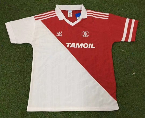 Camiseta AS Monaco Local 92-93 Retro frontal