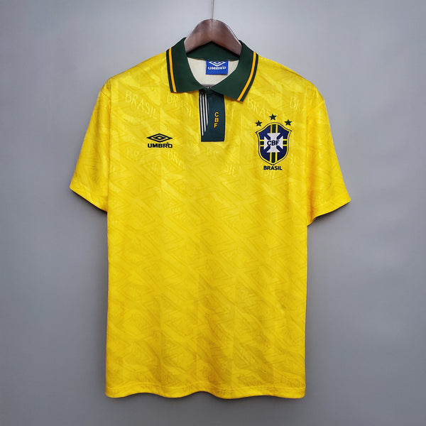 Camiseta Brasil Local 92-93 Retro frontal