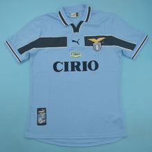 Camiseta Lazio Local 98-00 Retro frontal