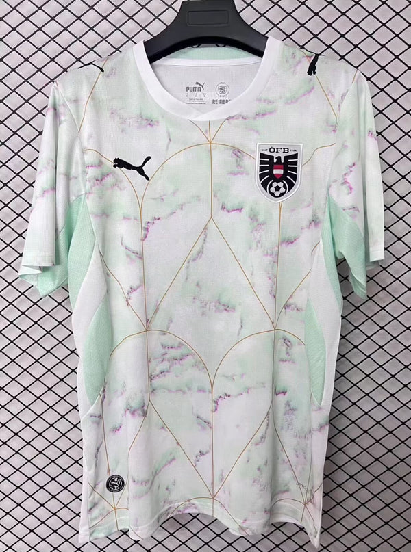 Camiseta Austria Visitante Mundial 2026 frontal