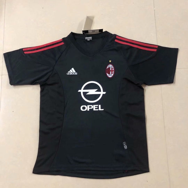 Camiseta AC Milan Tercera Equipacion 02-03 frontal