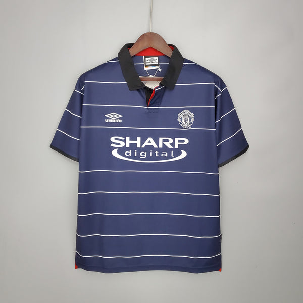 Camiseta Manchester United Visitante 99-00 Classico frontal