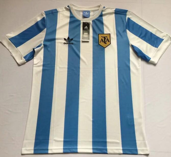 Camiseta Argentina Local 1978 Retro frontal