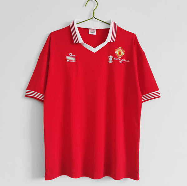 Camiseta Manchester United Local 1977 Retro frontal