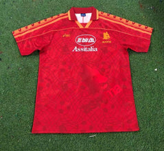 Camiseta AS Roma Local 95-96 Retro frontal