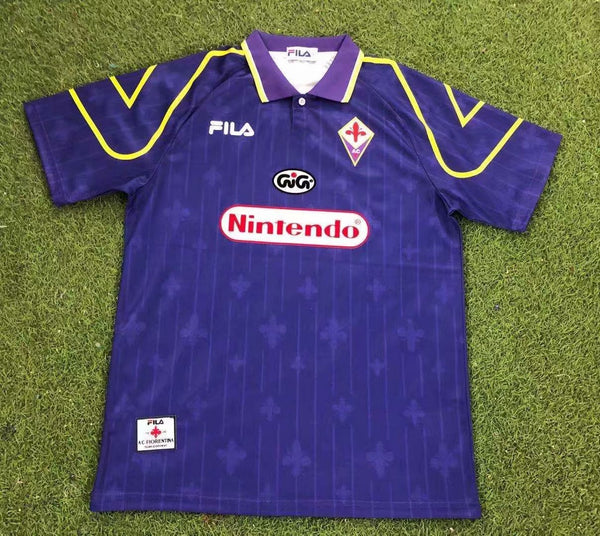 Camiseta Fiorentina Local 97-98 Retro frontal
