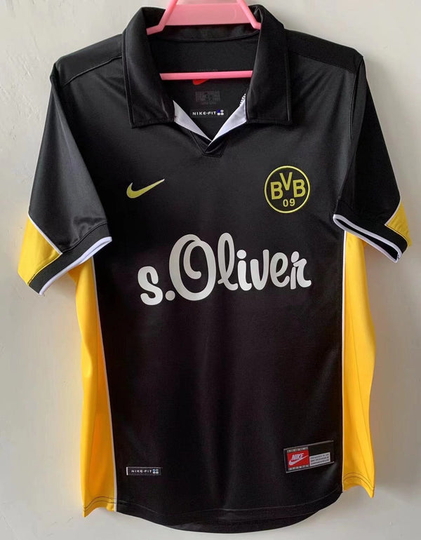 Camiseta Borussia Dortmund Visitante 98-00 Retro frontal
