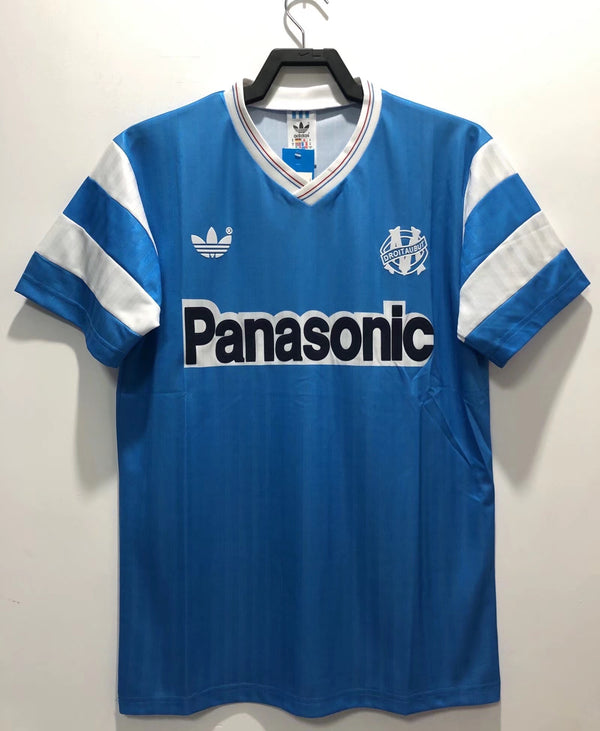 Camiseta Olympique de Marsella Local 90-91 frontal