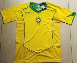 Camiseta Brasil Local 03-04 Retro frontal