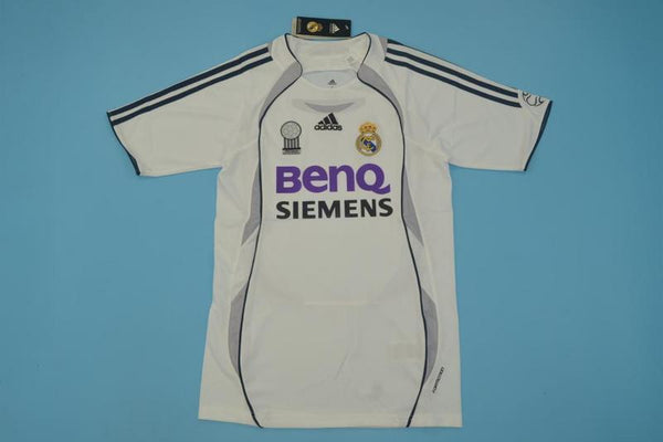 Camiseta Real Madrid Local 06-07 frontal