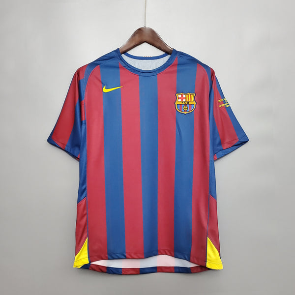 Camiseta FC Barcelona Local 05-06 Edicion Campeon frontal