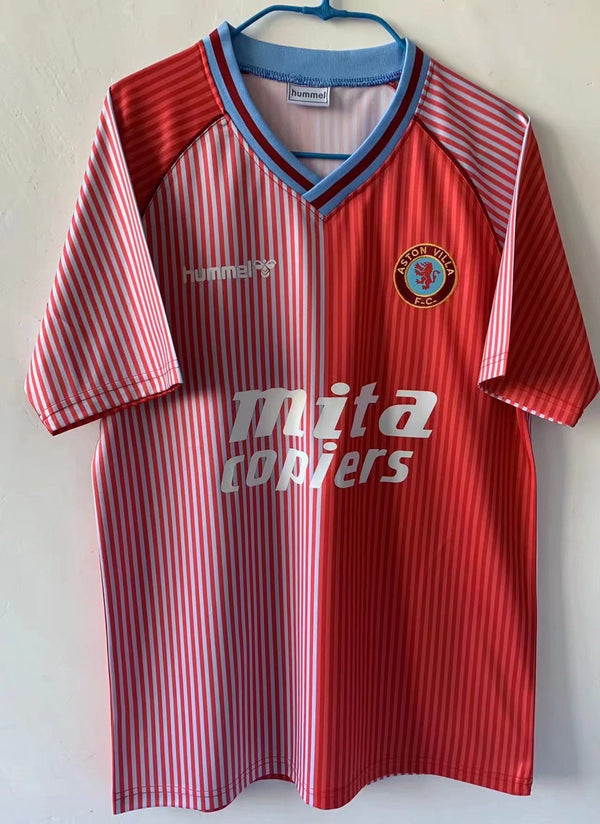 Camiseta Aston Villa Local 87-89 Retro frontal