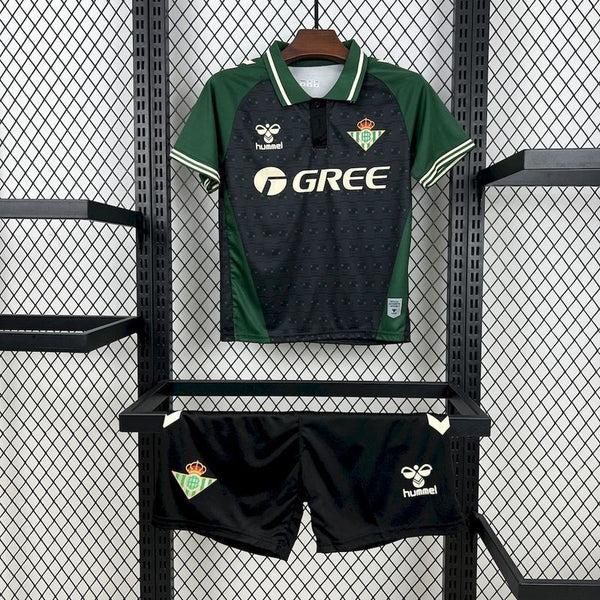 Real Betis Especial negra con puntos para niños 25-26