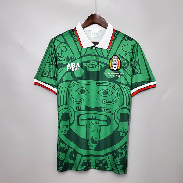 Camiseta Mexico Local 1998 Retro frontal