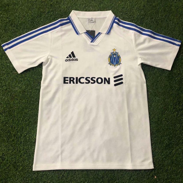 Camiseta Olympique de Marsella Local 99-00 Retro frontal