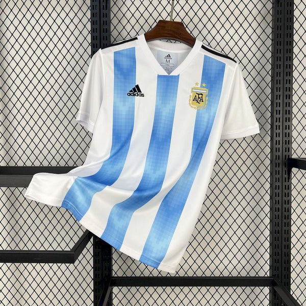Camiseta Argentina Local 2018 Retro frontal